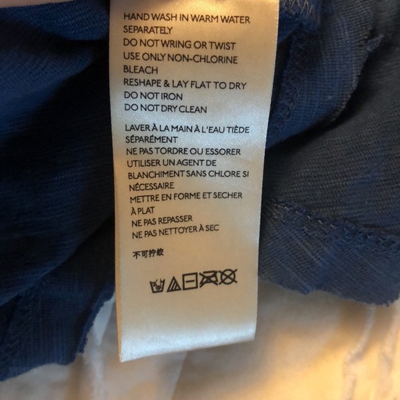 Free People Blue Embroidered Top - Picture 5 of 6